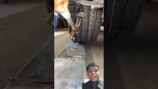 Explosion proof tyre testing shorts tirecrush satisfying tires airless trending tirepros [upl. by Yaner]