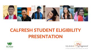 CalFresh Student Eligibility Presentation [upl. by Hullda]