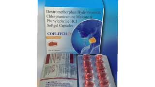 COFLITCH D Capsule Dextromethorphan Hydrobromide Chlorpheniramine Maleate amp Phenylephrine Capsules [upl. by Natka]