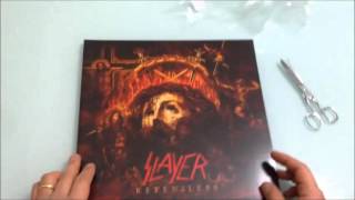 Slayer  Repentless Vinyl Edition  Live Unboxing [upl. by Gilbart]