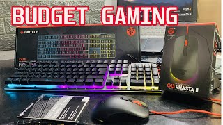 FANTECH K613L  FIGHTER II  keyboard and G13  RHASTAII  mouse [upl. by Sky197]