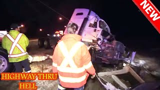 Highway Thru Hell 🔥🔥Explosive Collision Chaos 🔥🔥 Best Traffic Rescue Movie [upl. by Shaylyn]