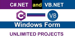 CNET and VBNET Windows Forms Project [upl. by Mattie]