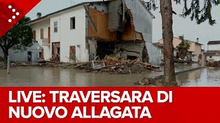 LIVE Maltempo in Romagna nuova rottura argine a Traversara diretta video [upl. by Rattray]