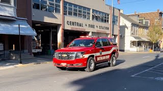 Allentown fire department battalion chief 43 responding [upl. by Aikym]