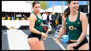 sports highlight Cal Poly womens pole vault [upl. by Cypro]