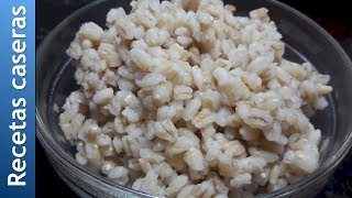 Cómo preparar CEBADA PERLADA 🥣 Recetas caseras [upl. by Jodie]