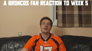 A Broncos Fan Reaction to Colts Game TNF NFL Week 5 [upl. by Neerual164]