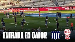 MINUTOS DE LA ENTRADA EN CALOR  TALLERES VS HURACÁN 2024 [upl. by Annairba786]