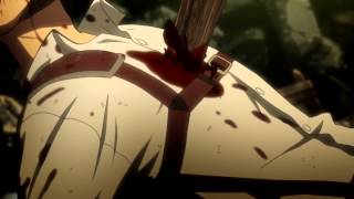 【進撃の巨人】Shingeki no Kyojin HD EPISODE 24  Eren Titan Transformation vs Annie Scene エレンの戦いの女性の巨人 [upl. by Anotyad225]