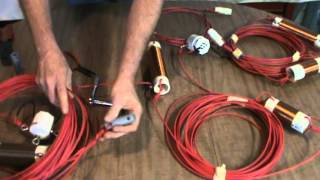 Ham Radio 4080160 Meter Inverted V Dipole Antenna [upl. by Atteoj]