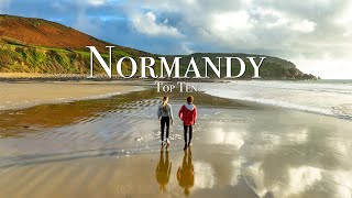 Top 10 Places To Visit in Normandy  Travel Guide [upl. by Efinnej310]