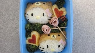 【Remake】Kyaraben Kitty amp Rilakkuma（キャラ弁 キティ＆リラックマ） [upl. by Weissman278]