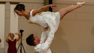 Dirty Dancing Final Dance w Lift  Kaleb amp Tessa McCaw Wedding First Dance [upl. by Lrub]