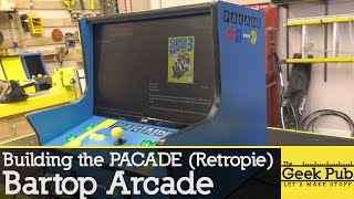 Pacade RetroPie Bartop Arcade Cabinet Build [upl. by Rockefeller87]