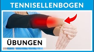 Tennisellenbogen  Tennisarm behandeln ▶ Übungen Teil 1 [upl. by Mullen]