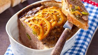 Recette  Terrine de canard à l’orange [upl. by Wilkie853]