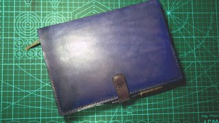 leather cover for a daily planner [upl. by Eceined]