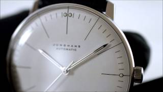 Junghans Max Bill Automatic 027350100 [upl. by Elleira223]