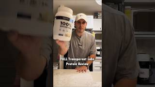 FULL Transparent Labs Protein Review [upl. by Nyrrad]