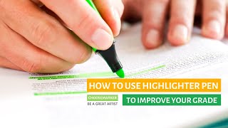 How to Use Highlighter Pen to Improve Your Grade  Important Tips [upl. by Rankin]