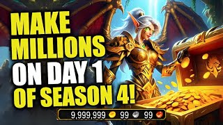 Do This To Make MILLIONS Of GOLD on Day 1 of Season 4 WoW Dragonflight Goldmaking  Patch 1026 [upl. by Ebner]