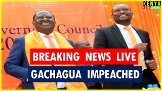 LIVE  ODM Leaders addressing the Nation after Gachagua impeachment in Parliament [upl. by Lorelei]