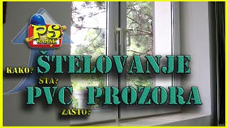 Štelovanje PVC prozora  zapinje i teško se otvara [upl. by Balcke]