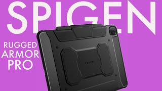 Spigen Rugged Armor Pro Review for M4 iPad Pro 13 [upl. by Malin]