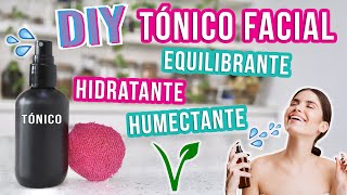 TÓNICO FACIAL EQUILIBRANTE  DIY  COSMÉTICA NATURAL  Mixi [upl. by Salema]