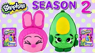 62 SHOPKINS Season 2 Blind Baskets NEW Play Doh Giant Shopkins Surprise Eggs by DCTC [upl. by Hamish]