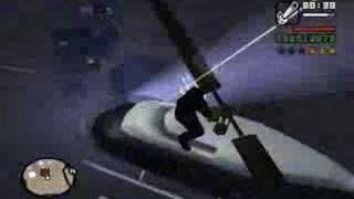 GTA SA quotPolice Chopper Downquot part 3 chain saw [upl. by Lamond]