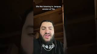 Ella Mai listening to Jacques version of Trip [upl. by Humphrey]