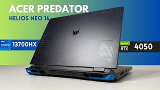 Acer Predator Helios Neo 16 i7 13700HX RTX 4050 Unboxing amp Review 2023 [upl. by Anomahs]