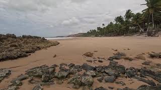 4k  Walking in Tambaba Beach Paraíba Brazil [upl. by Alael]