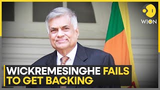 Sri Lankan President Ranil Wickremesinghe fails to get backing of SLPP for reelection bid  WION [upl. by Eenert]