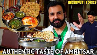 Desi Dhaba of Amritsar  Best Palak Paneer in Amritsar  Inderpuri Foods  Punjab Street food [upl. by Ambrosine]