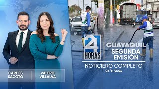 Noticiero de Guayaquil Segunda Emisión 06112024 [upl. by Carrew]