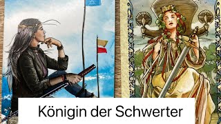 ⚔️ KÖNIGIN DER SCHWERTER 👑 tarotkunde tarotkurs bedeutung tarot orakel hofkarten [upl. by Ailene]