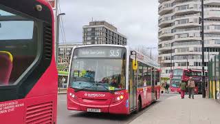 NEW SUPERLOOP SL5 AT EAST CROYDON  The Only Single Decker Superloop [upl. by Coumas269]