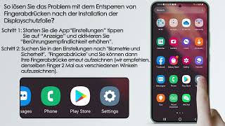 So beheben Sie das Problem mit dem Fingerabdruck nach dem Anbringen der Displayschutzfolie [upl. by Aetnahs]