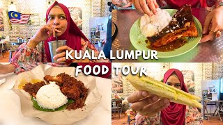 Trying Famous Malaysian Food  Ikan Bakar Kaya Toast Nasi Lemak  Kuala Lumpur [upl. by Ettegdirb537]