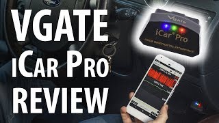 Review Vgate iCar Pro OBDII scan tool Bluetooth 4 BLE [upl. by Scharf]