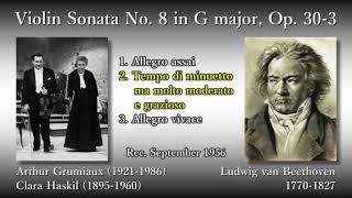 Beethoven Violin Sonata No 8 Grumiaux amp Haskil 1956 ベートーヴェン ヴァイオリンソナタ第8番 グリュミオー [upl. by Antony]