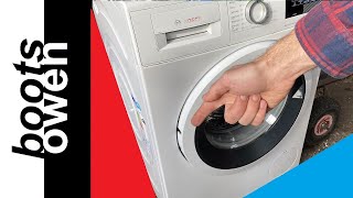 How to fix a BROKEN DOOR HINGE on a Bosch varioperfect washing machine or replace it [upl. by Neibaf]