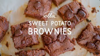 Sweet Potato Brownies  Deliciously Ella  Vegan [upl. by Edmunda]