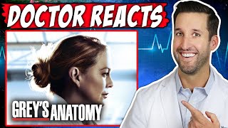 ER Doctor REACTS to Greys Anatomy  Medical Drama Review [upl. by Ayotal]