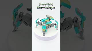 Team Villain  Stormbringer Machine Gun Grenade Launcher Stun Gun Armor shorts lego mecha [upl. by Nomar511]