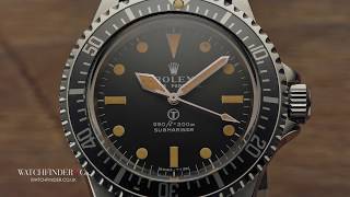 Rolex Submariner 5513 MilSub [upl. by Nil92]