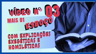 SERMÃO EXPOSITIVO COM ESBOÇO E EXPLICAÇÃO EXEGÉTICA E HOMILÉTICA Baseado em Tiago114 [upl. by Tomasz]